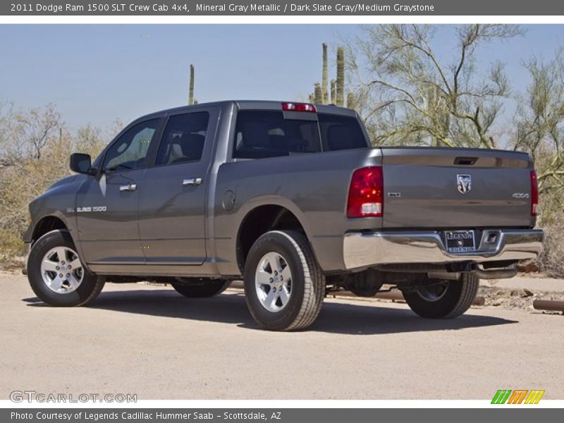 Mineral Gray Metallic / Dark Slate Gray/Medium Graystone 2011 Dodge Ram 1500 SLT Crew Cab 4x4