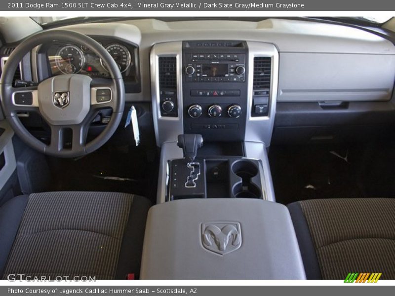 Dashboard of 2011 Ram 1500 SLT Crew Cab 4x4