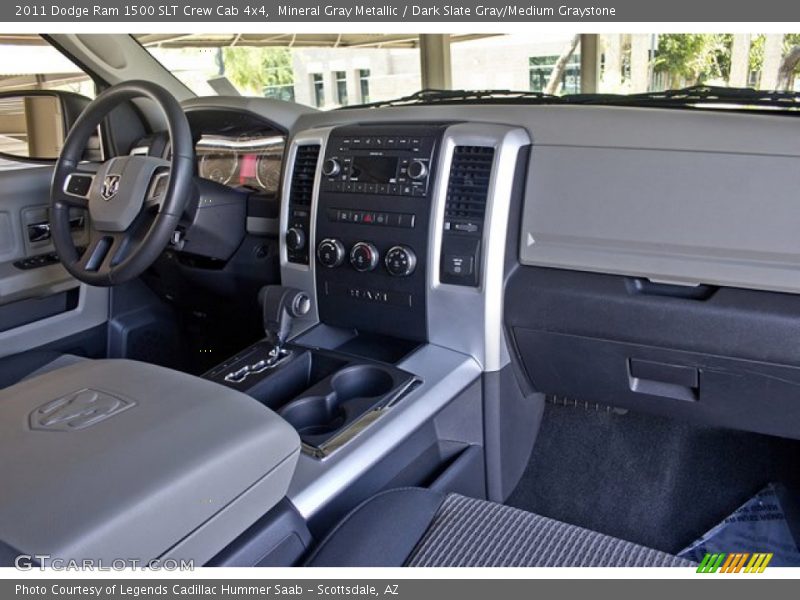 Mineral Gray Metallic / Dark Slate Gray/Medium Graystone 2011 Dodge Ram 1500 SLT Crew Cab 4x4