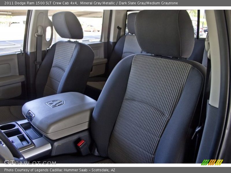 Mineral Gray Metallic / Dark Slate Gray/Medium Graystone 2011 Dodge Ram 1500 SLT Crew Cab 4x4