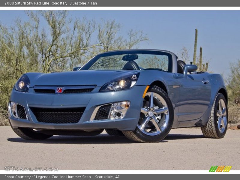 Front 3/4 View of 2008 Sky Red Line Roadster
