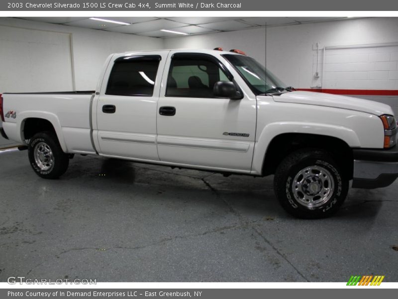 Summit White / Dark Charcoal 2003 Chevrolet Silverado 1500 LS Crew Cab 4x4