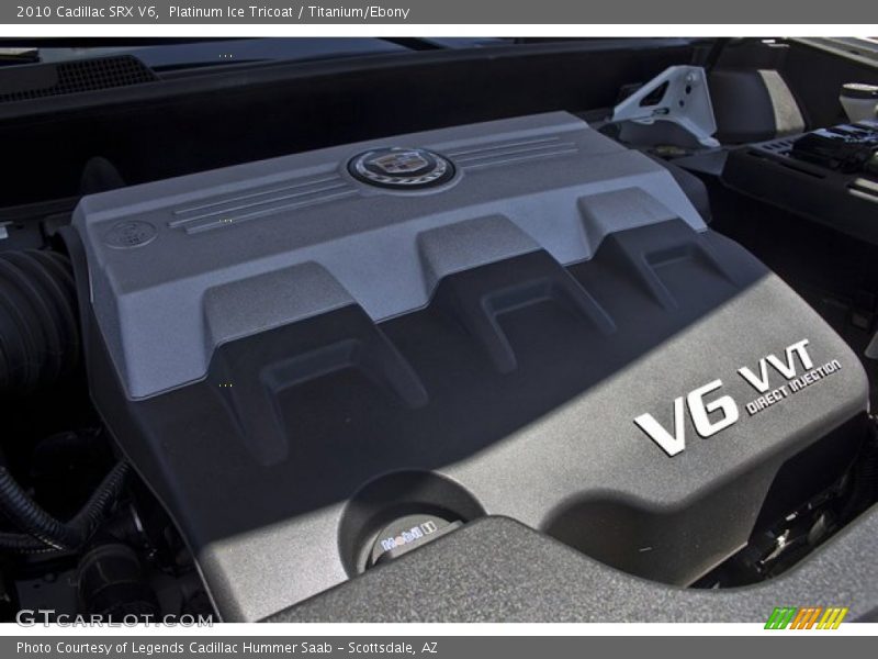 Platinum Ice Tricoat / Titanium/Ebony 2010 Cadillac SRX V6