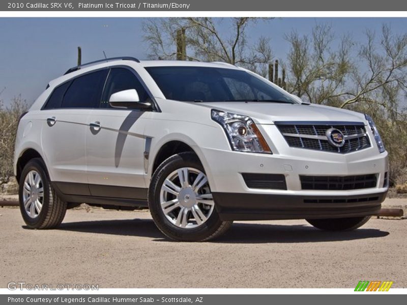 Platinum Ice Tricoat / Titanium/Ebony 2010 Cadillac SRX V6