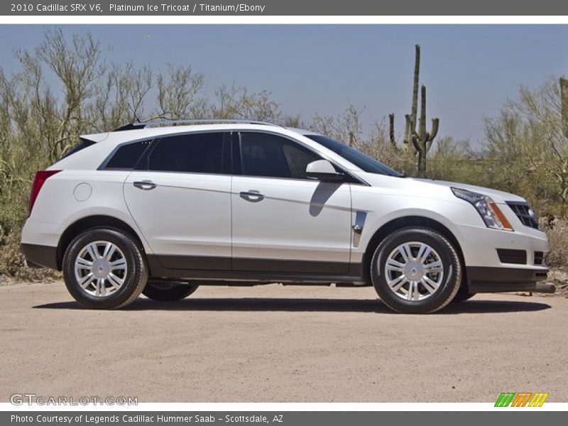 Platinum Ice Tricoat / Titanium/Ebony 2010 Cadillac SRX V6