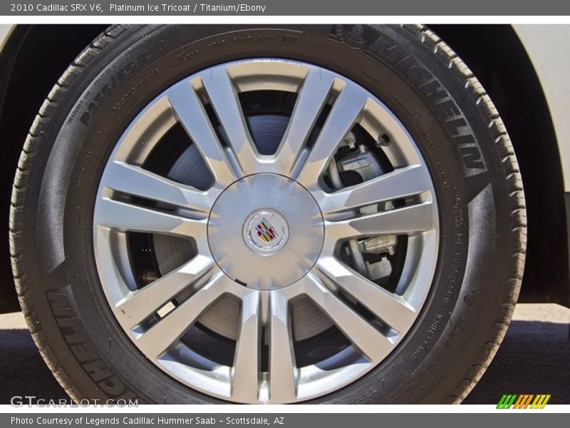 Platinum Ice Tricoat / Titanium/Ebony 2010 Cadillac SRX V6