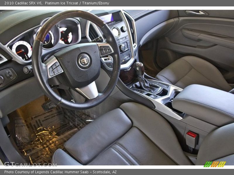 Platinum Ice Tricoat / Titanium/Ebony 2010 Cadillac SRX V6