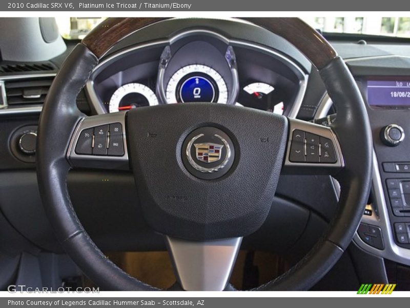 Platinum Ice Tricoat / Titanium/Ebony 2010 Cadillac SRX V6