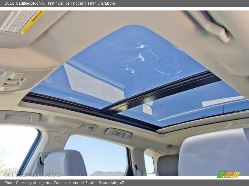 Platinum Ice Tricoat / Titanium/Ebony 2010 Cadillac SRX V6