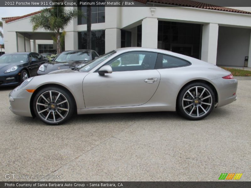  2012 New 911 Carrera Coupe Platinum Silver Metallic