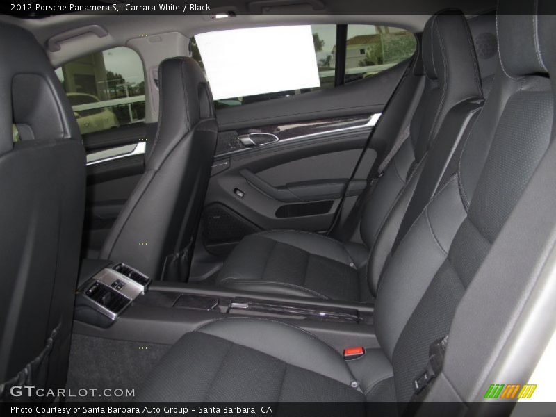 Carrara White / Black 2012 Porsche Panamera S