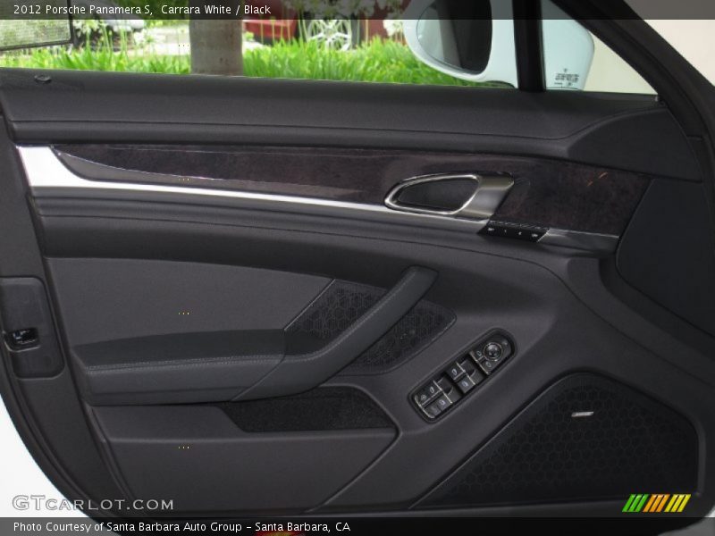 Carrara White / Black 2012 Porsche Panamera S
