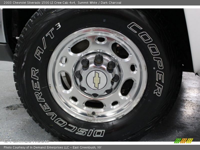 Summit White / Dark Charcoal 2003 Chevrolet Silverado 1500 LS Crew Cab 4x4