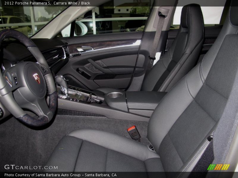 Carrara White / Black 2012 Porsche Panamera S