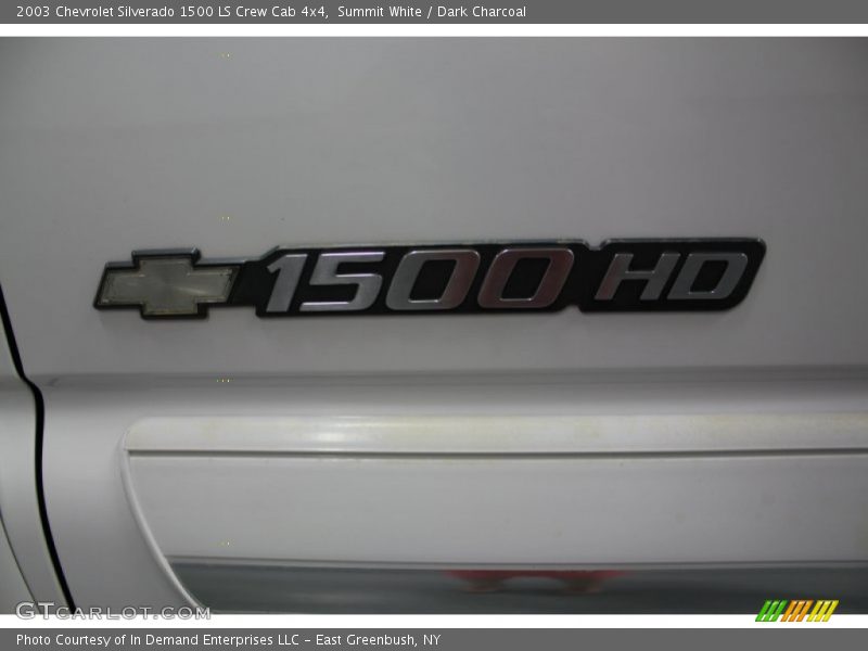 Summit White / Dark Charcoal 2003 Chevrolet Silverado 1500 LS Crew Cab 4x4