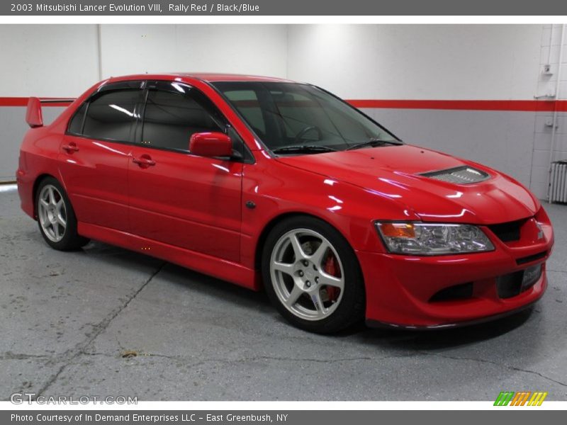 Front 3/4 View of 2003 Lancer Evolution VIII