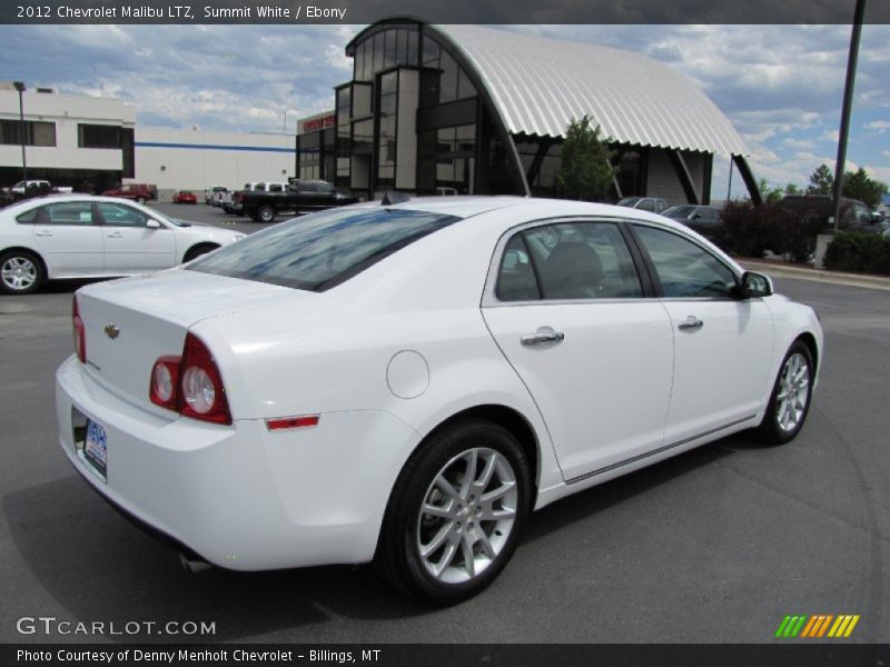Summit White / Ebony 2012 Chevrolet Malibu LTZ