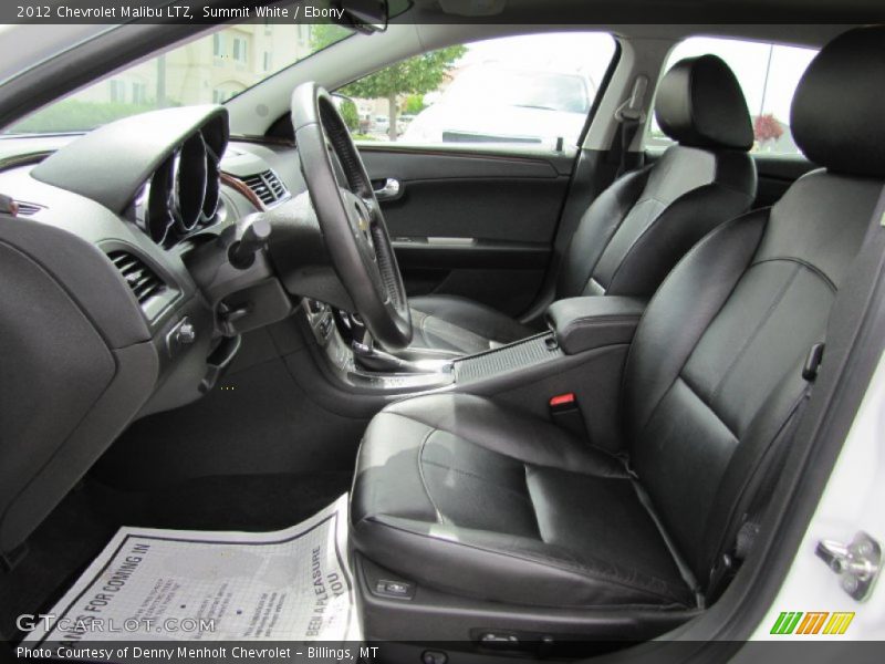 Summit White / Ebony 2012 Chevrolet Malibu LTZ