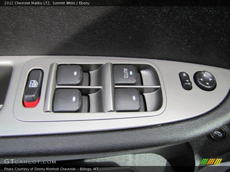 Summit White / Ebony 2012 Chevrolet Malibu LTZ