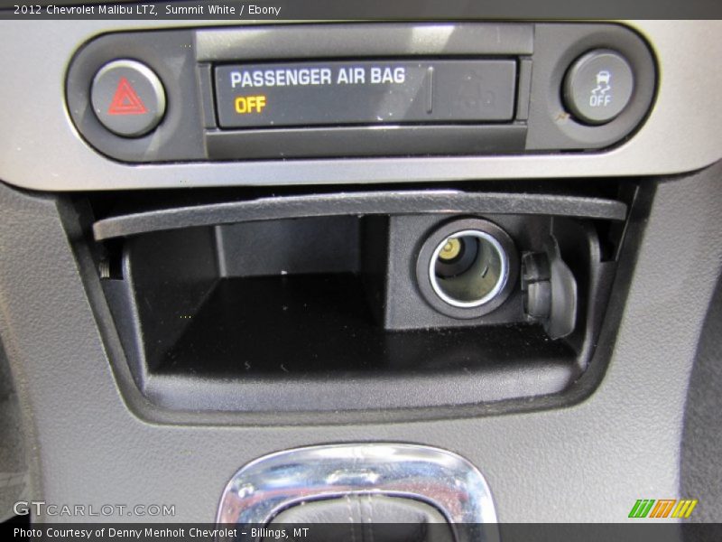 Summit White / Ebony 2012 Chevrolet Malibu LTZ