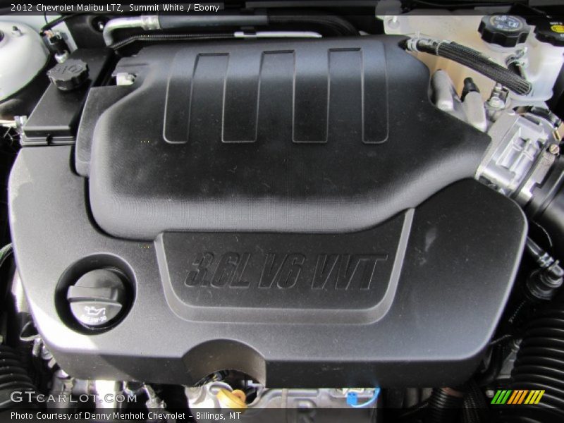 Summit White / Ebony 2012 Chevrolet Malibu LTZ