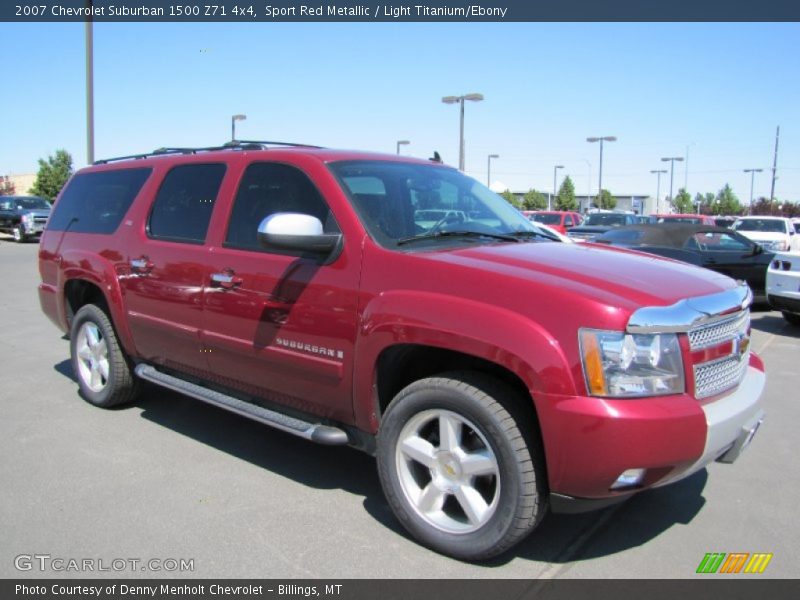 Sport Red Metallic / Light Titanium/Ebony 2007 Chevrolet Suburban 1500 Z71 4x4