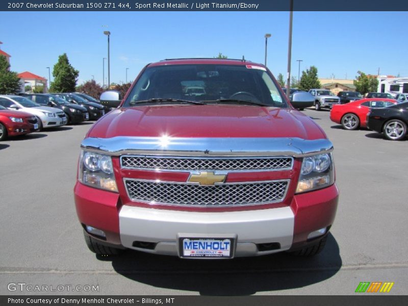 Sport Red Metallic / Light Titanium/Ebony 2007 Chevrolet Suburban 1500 Z71 4x4