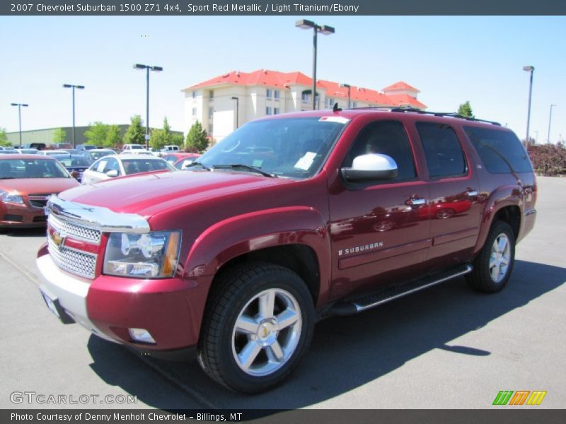 Sport Red Metallic / Light Titanium/Ebony 2007 Chevrolet Suburban 1500 Z71 4x4