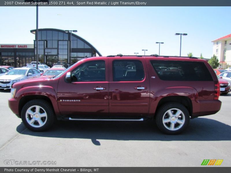 Sport Red Metallic / Light Titanium/Ebony 2007 Chevrolet Suburban 1500 Z71 4x4