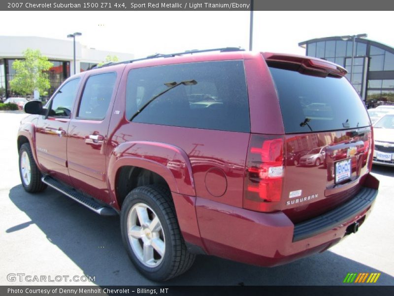 Sport Red Metallic / Light Titanium/Ebony 2007 Chevrolet Suburban 1500 Z71 4x4