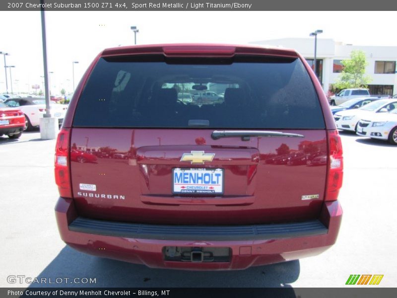 Sport Red Metallic / Light Titanium/Ebony 2007 Chevrolet Suburban 1500 Z71 4x4