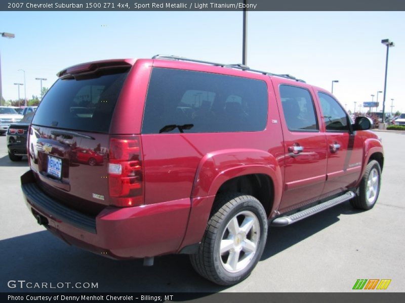 Sport Red Metallic / Light Titanium/Ebony 2007 Chevrolet Suburban 1500 Z71 4x4