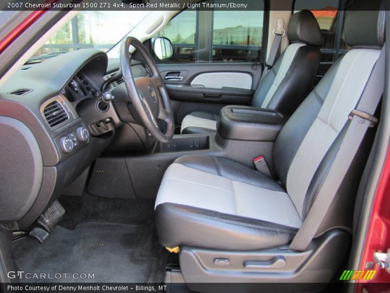 Sport Red Metallic / Light Titanium/Ebony 2007 Chevrolet Suburban 1500 Z71 4x4
