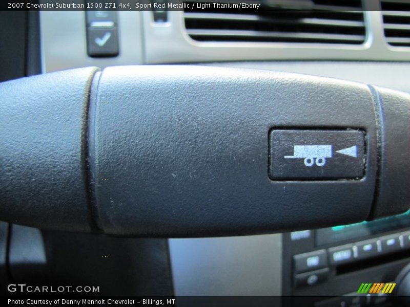 Sport Red Metallic / Light Titanium/Ebony 2007 Chevrolet Suburban 1500 Z71 4x4