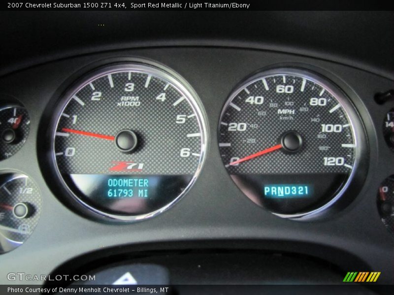 Sport Red Metallic / Light Titanium/Ebony 2007 Chevrolet Suburban 1500 Z71 4x4