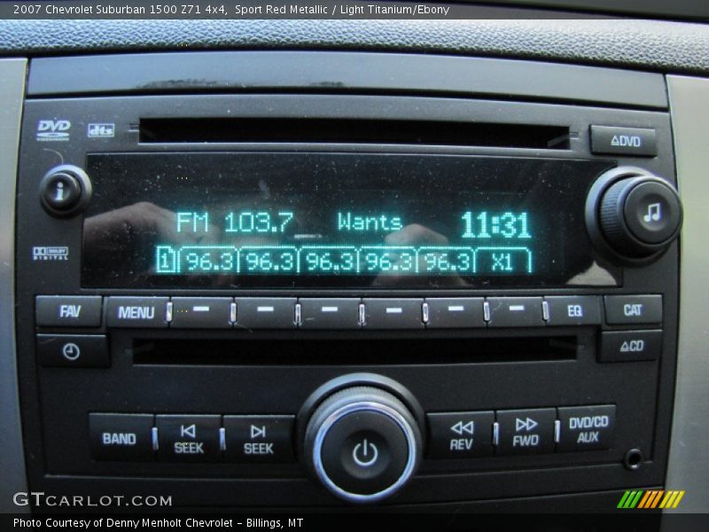 Sport Red Metallic / Light Titanium/Ebony 2007 Chevrolet Suburban 1500 Z71 4x4