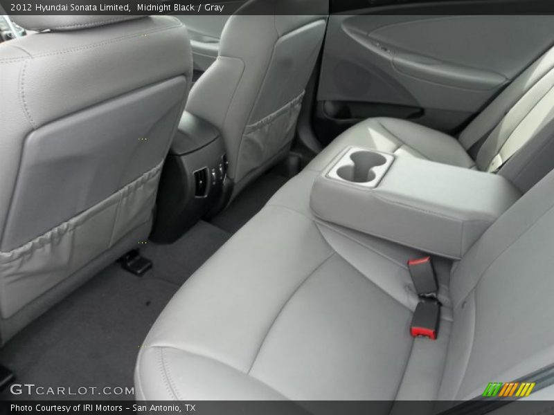 Midnight Black / Gray 2012 Hyundai Sonata Limited