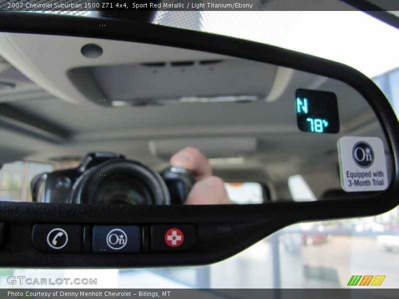 Sport Red Metallic / Light Titanium/Ebony 2007 Chevrolet Suburban 1500 Z71 4x4