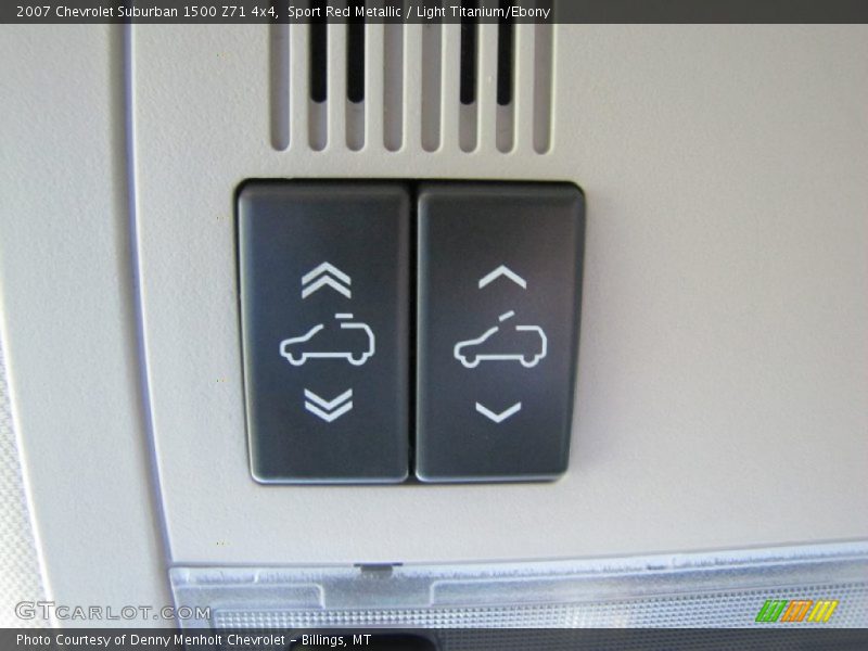 Sport Red Metallic / Light Titanium/Ebony 2007 Chevrolet Suburban 1500 Z71 4x4
