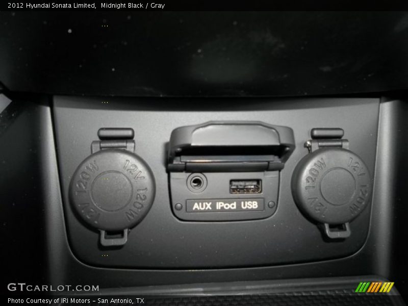 Midnight Black / Gray 2012 Hyundai Sonata Limited
