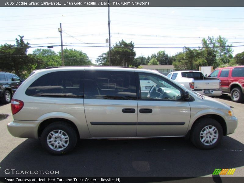 Linen Gold Metallic / Dark Khaki/Light Graystone 2005 Dodge Grand Caravan SE