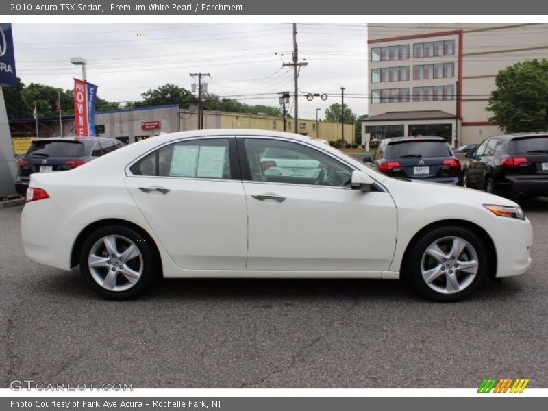 Premium White Pearl / Parchment 2010 Acura TSX Sedan