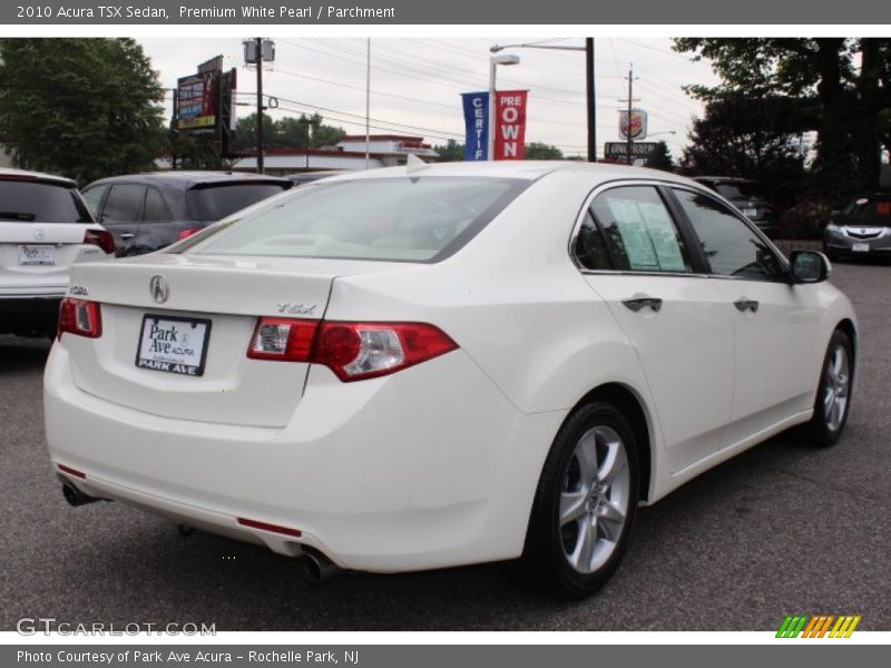 Premium White Pearl / Parchment 2010 Acura TSX Sedan