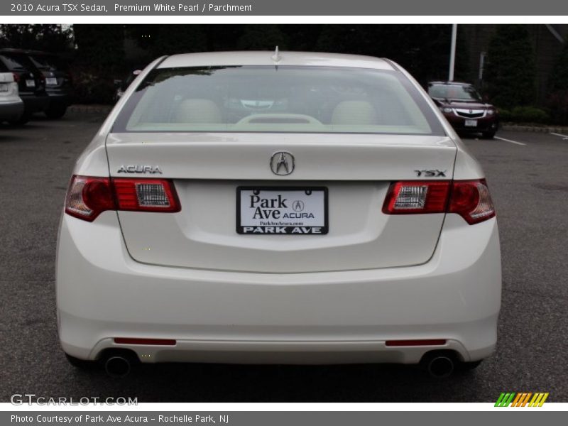 Premium White Pearl / Parchment 2010 Acura TSX Sedan