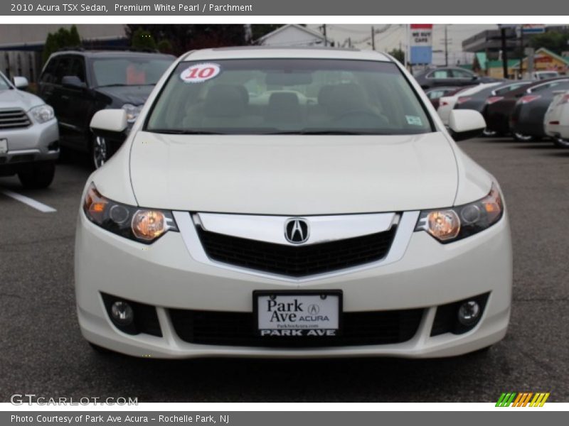 Premium White Pearl / Parchment 2010 Acura TSX Sedan
