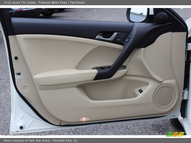 Premium White Pearl / Parchment 2010 Acura TSX Sedan