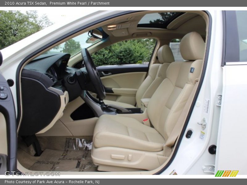 Premium White Pearl / Parchment 2010 Acura TSX Sedan
