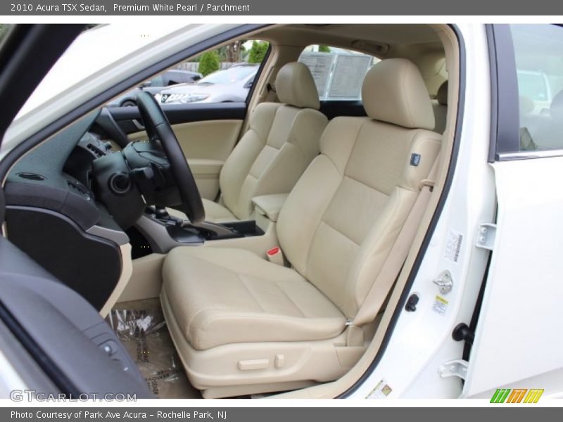 Premium White Pearl / Parchment 2010 Acura TSX Sedan