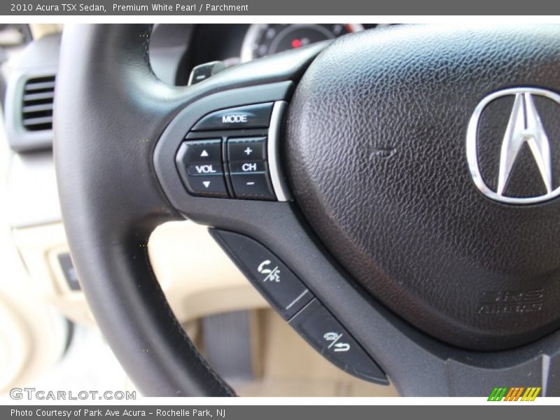 Premium White Pearl / Parchment 2010 Acura TSX Sedan