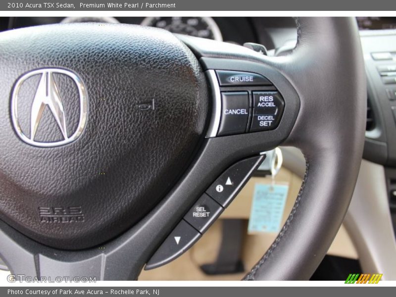 Premium White Pearl / Parchment 2010 Acura TSX Sedan